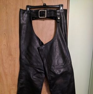 Women's Leather Riding Chaps